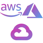 AWS Azure GCP Icon