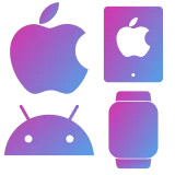 iOS Android iPad Wearables Icon