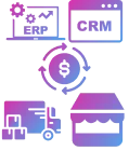 CRM + ERP + Payments + Logistics + Comms
