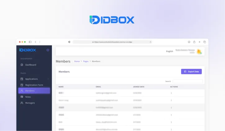 Id-Box : Centralized Organization & Member Management Platform