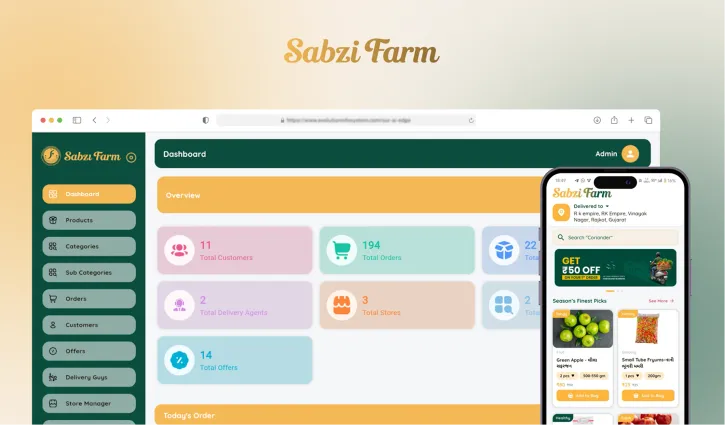 Sabzi Farm : A Complete Fresh Produce Ecosystem with Multi-Platform Applications