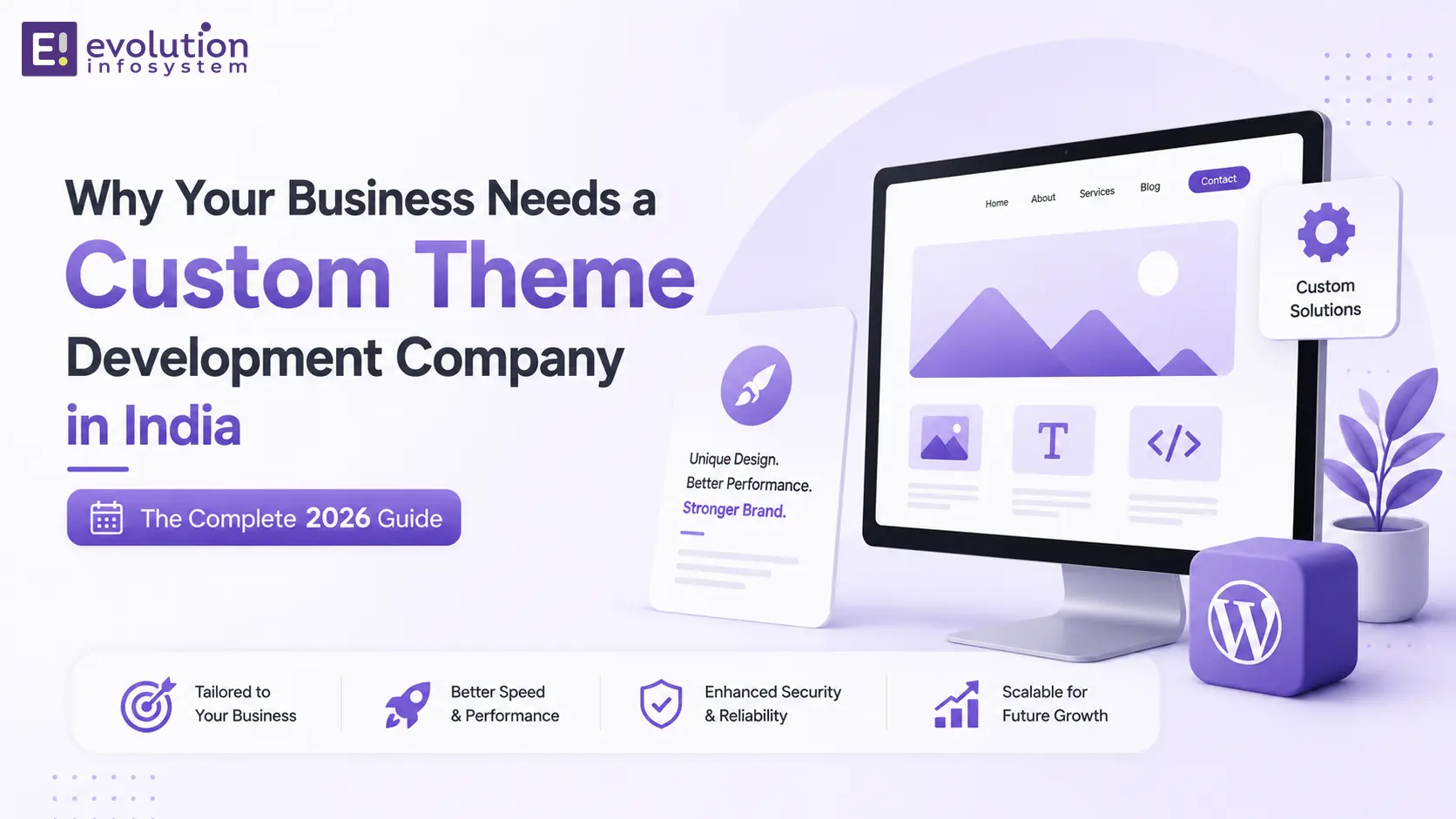 Why Your Business Needs a Custom Theme Development Company in India – The Complete 2026 Guide cover