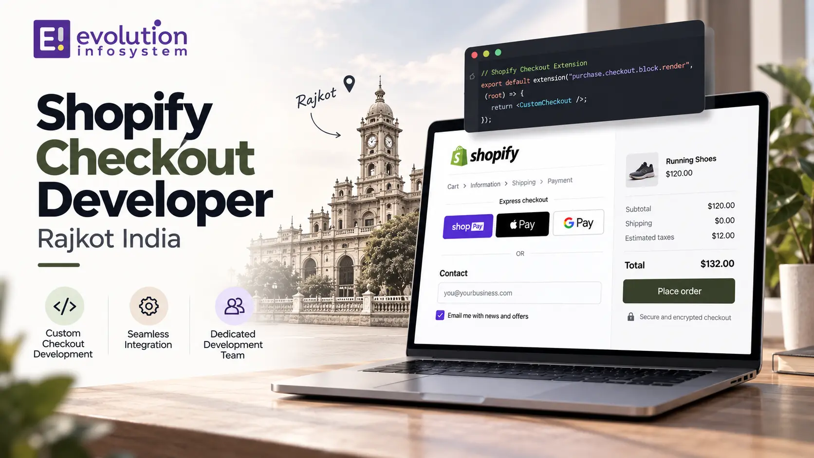 Shopify Checkout Developer Rajkot India cover